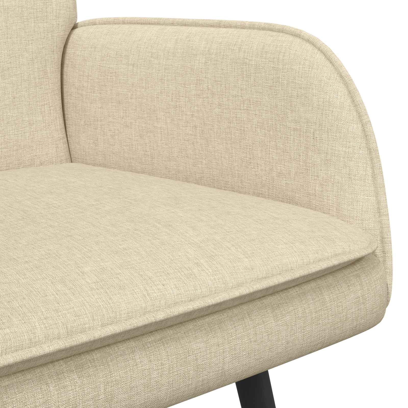 2-Zits Sofa Crèmekleurig 115 x 61 x 87 cm Stof