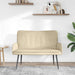 2-Zits Sofa Crèmekleurig 115 x 61 x 87 cm Stof