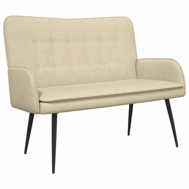 2-Zits Sofa Crèmekleurig 115 x 61 x 87 cm Stof