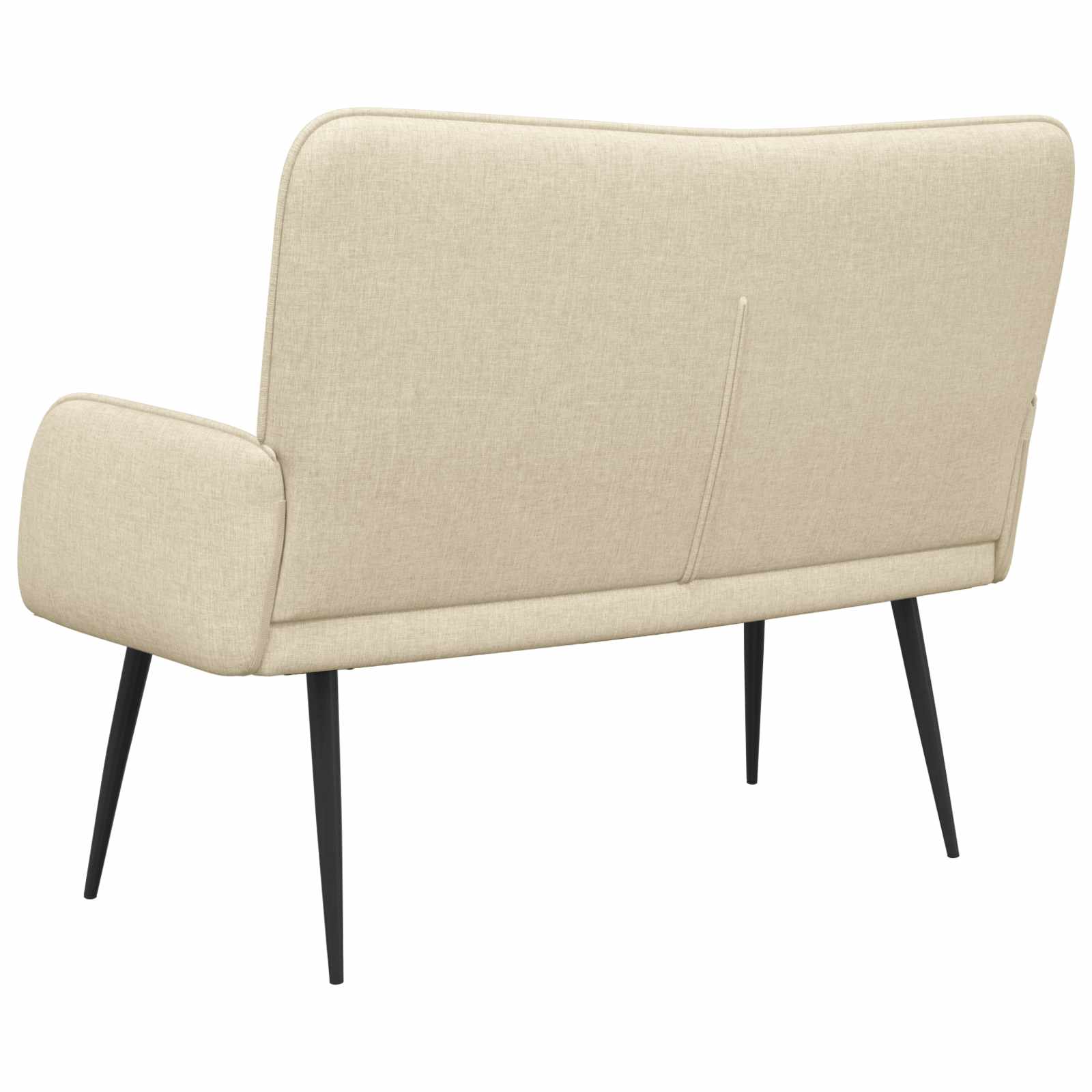 2-Zits Sofa Crèmekleurig 115 x 61 x 87 cm Stof