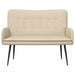 2-Zits Sofa Crèmekleurig 115 x 61 x 87 cm Stof
