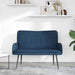 2-Zits Sofa Blauw 115 x 61 x 87 cm Stof
