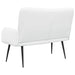 2-Zits Sofa Wit 115 x 61 x 87 cm Stof