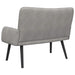2-Zits Sofa Lichtgrijs 115 x 61 x 87 cm fluweel