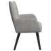2-Zits Sofa Lichtgrijs 115 x 61 x 87 cm fluweel