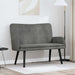 2-Zits Sofa Donkergrijs 115 x 61 x 87 cm fluweel