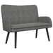 2-Zits Sofa Donkergrijs 115 x 61 x 87 cm fluweel