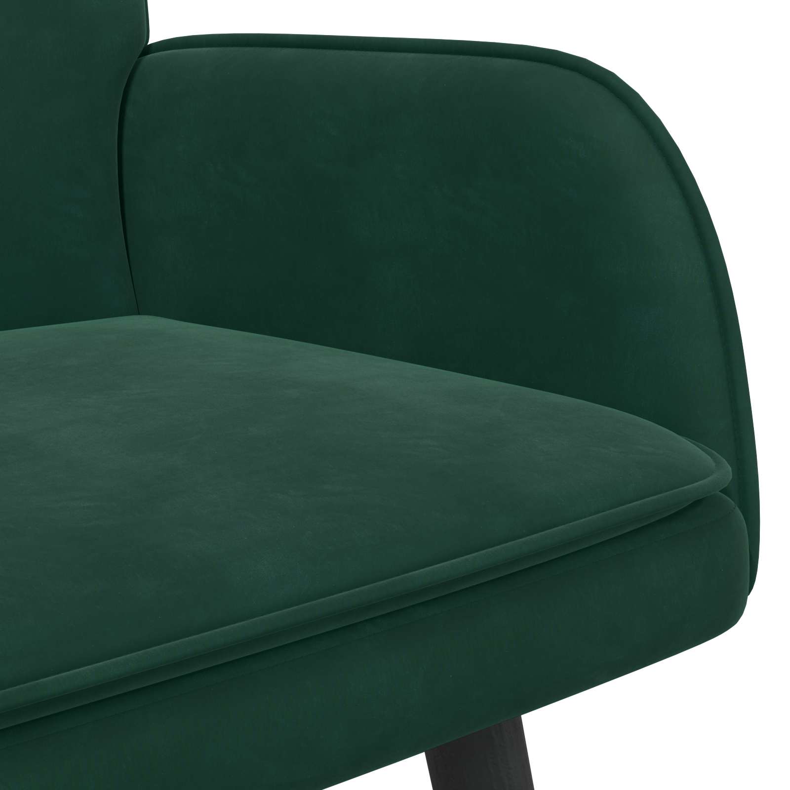 2-Zits Sofa Donkergroen 115 x 61 x 87 cm fluweel