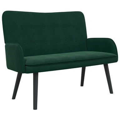 2-Zits Sofa Donkergroen 115 x 61 x 87 cm fluweel