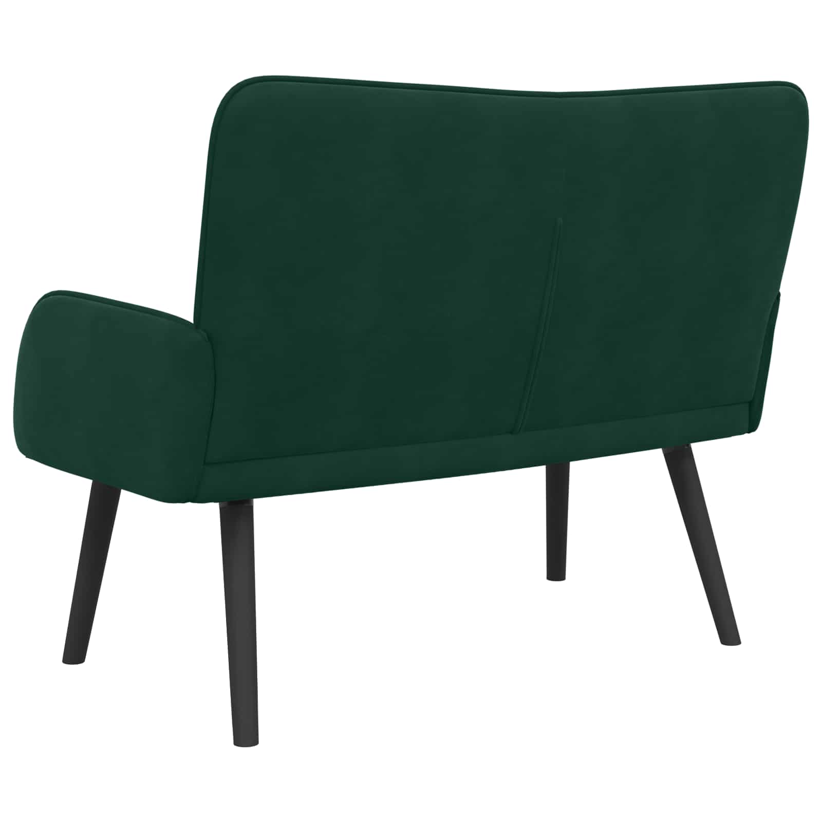 2-Zits Sofa Donkergroen 115 x 61 x 87 cm fluweel