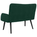 2-Zits Sofa Donkergroen 115 x 61 x 87 cm fluweel