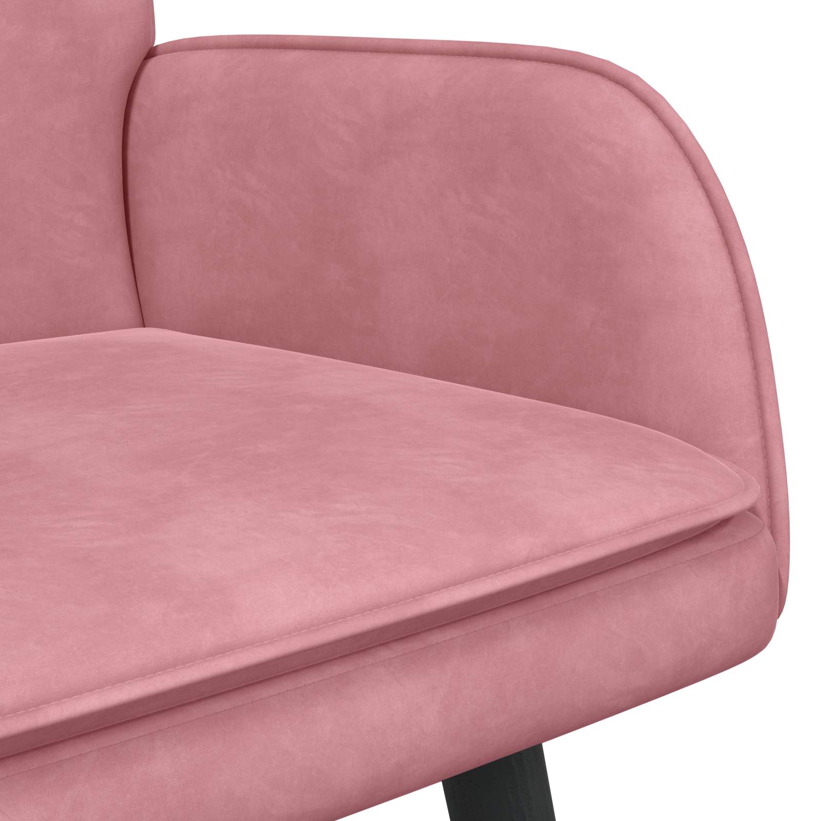 2-Zits Sofa Roze 115 x 61 x 87 cm fluweel