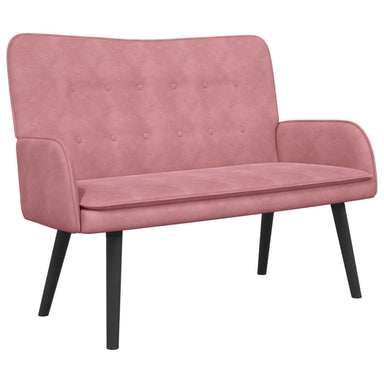 2-Zits Sofa Roze 115 x 61 x 87 cm fluweel