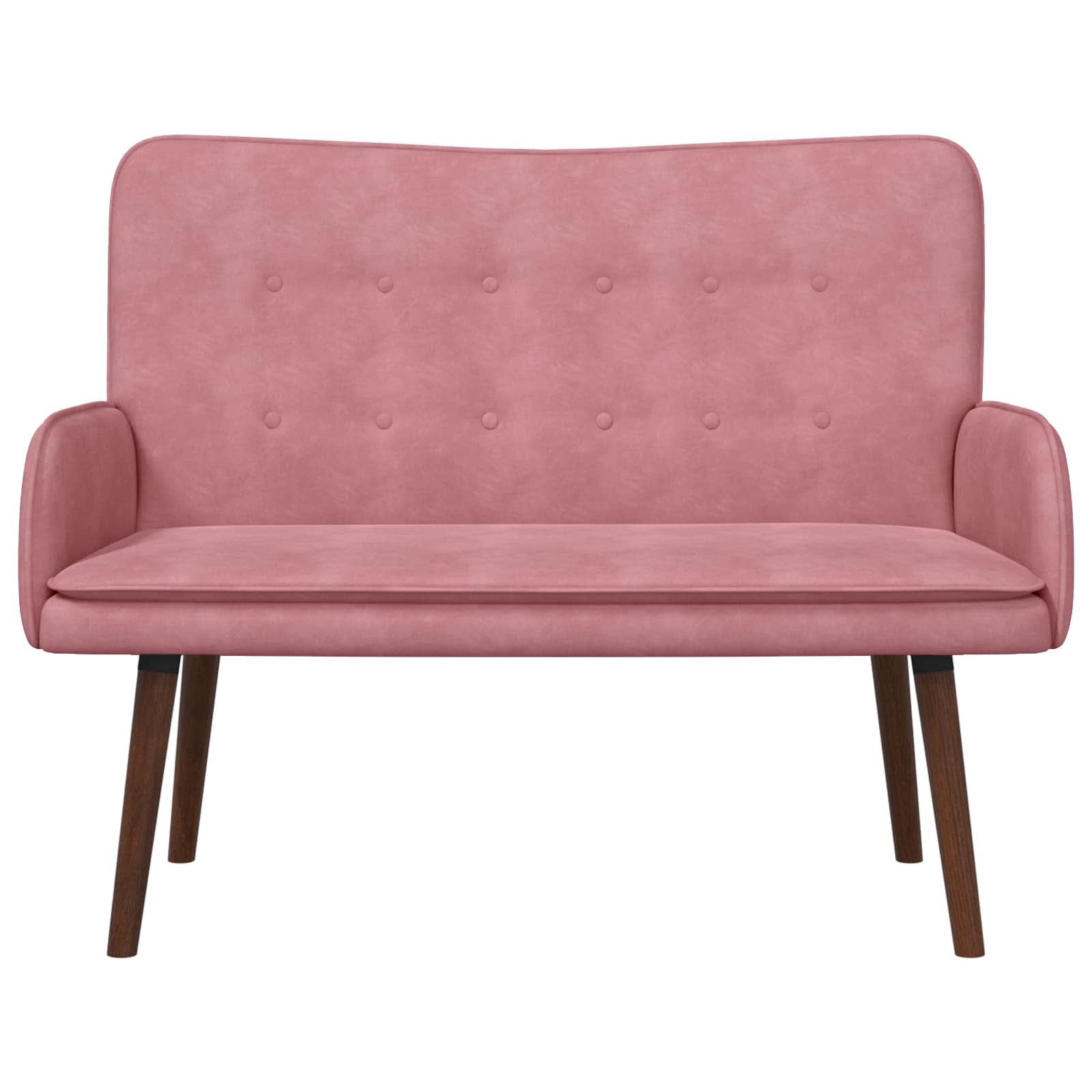 2-Zits Sofa Roze 115 x 61 x 87 cm fluweel