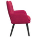 2-Zits Sofa Wijnrood 115 x 61 x 87 cm fluweel
