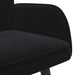 2-Zits Sofa Zwart 115 x 61 x 87 cm fluweel