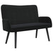 2-Zits Sofa Zwart 115 x 61 x 87 cm fluweel