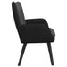 2-Zits Sofa Zwart 115 x 61 x 87 cm fluweel