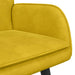 2-Zits Sofa Geel 115 x 61 x 87 cm fluweel