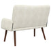 2-Zits Sofa Crèmekleurig 115 x 61 x 87 cm fluweel