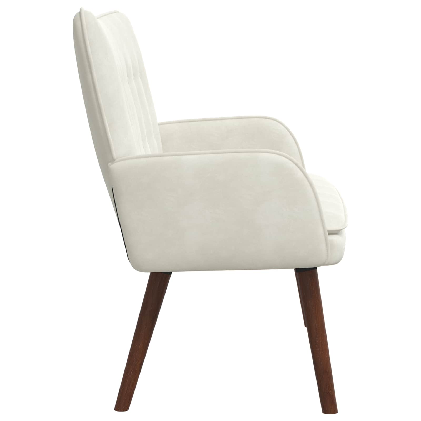 2-Zits Sofa Crèmekleurig 115 x 61 x 87 cm fluweel