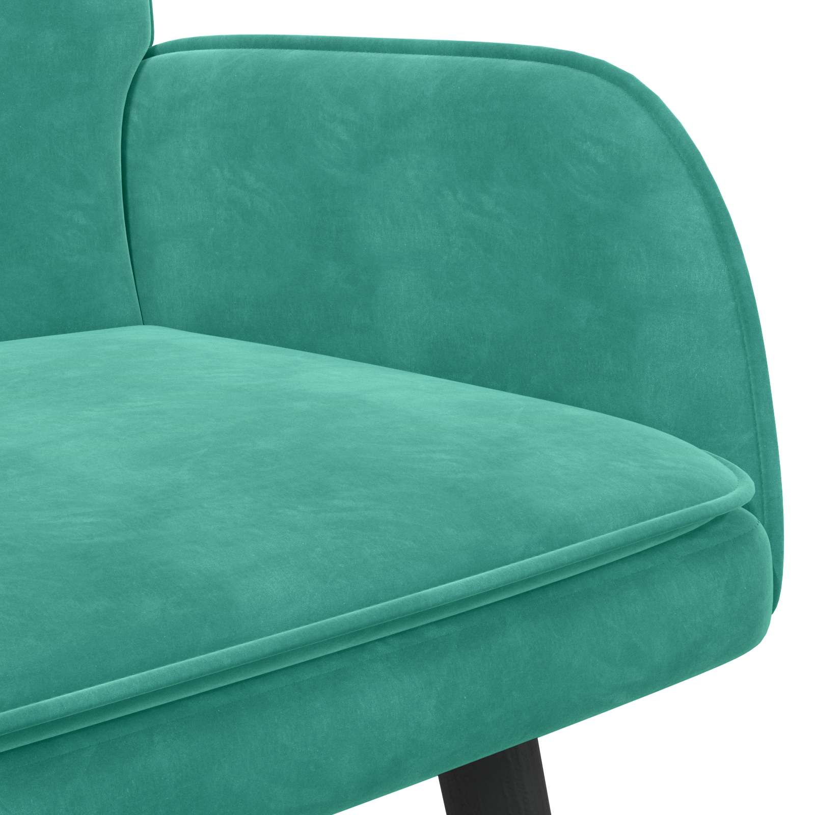 2-Zits Sofa Turquoise 115 x 61 x 87 cm fluweel
