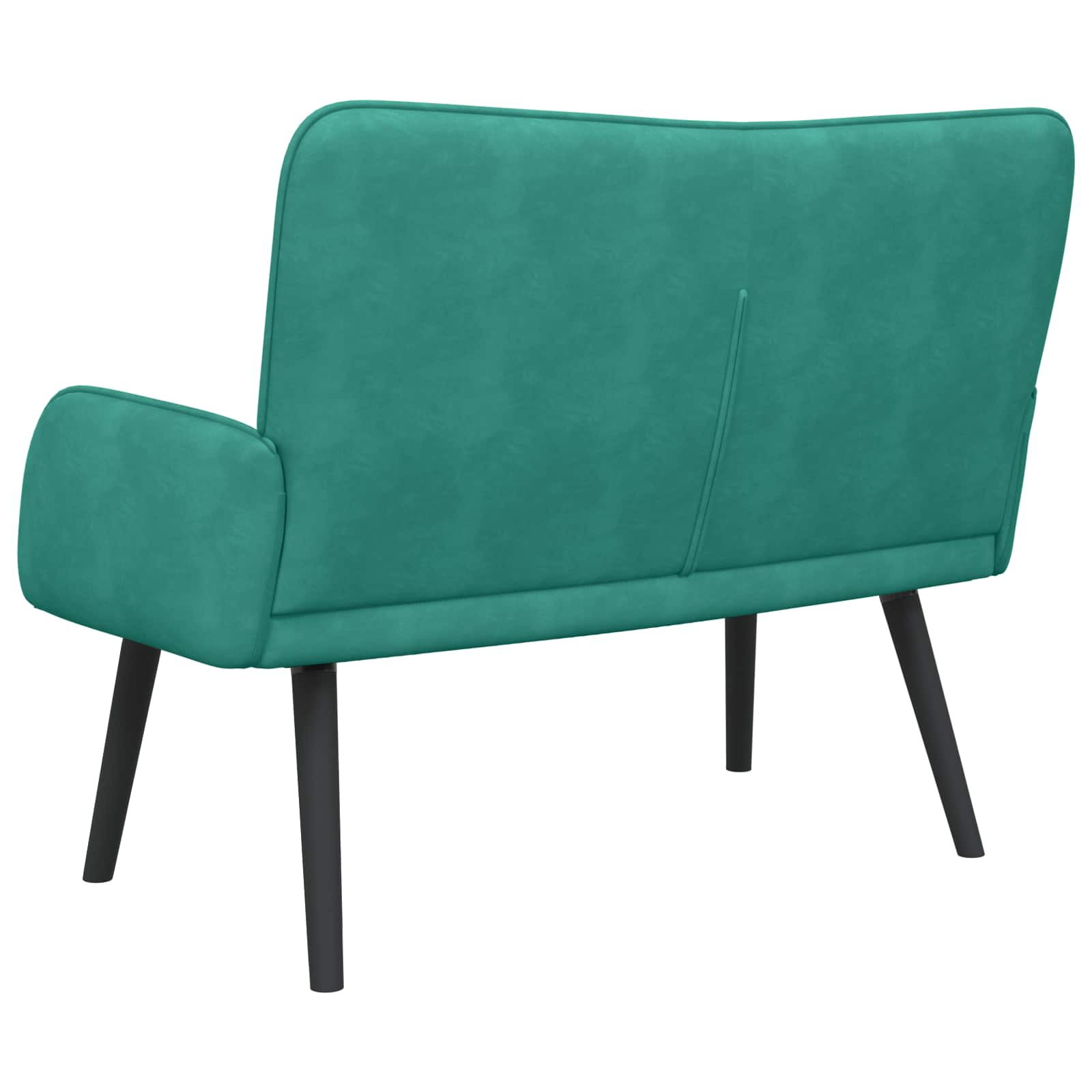 2-Zits Sofa Turquoise 115 x 61 x 87 cm fluweel