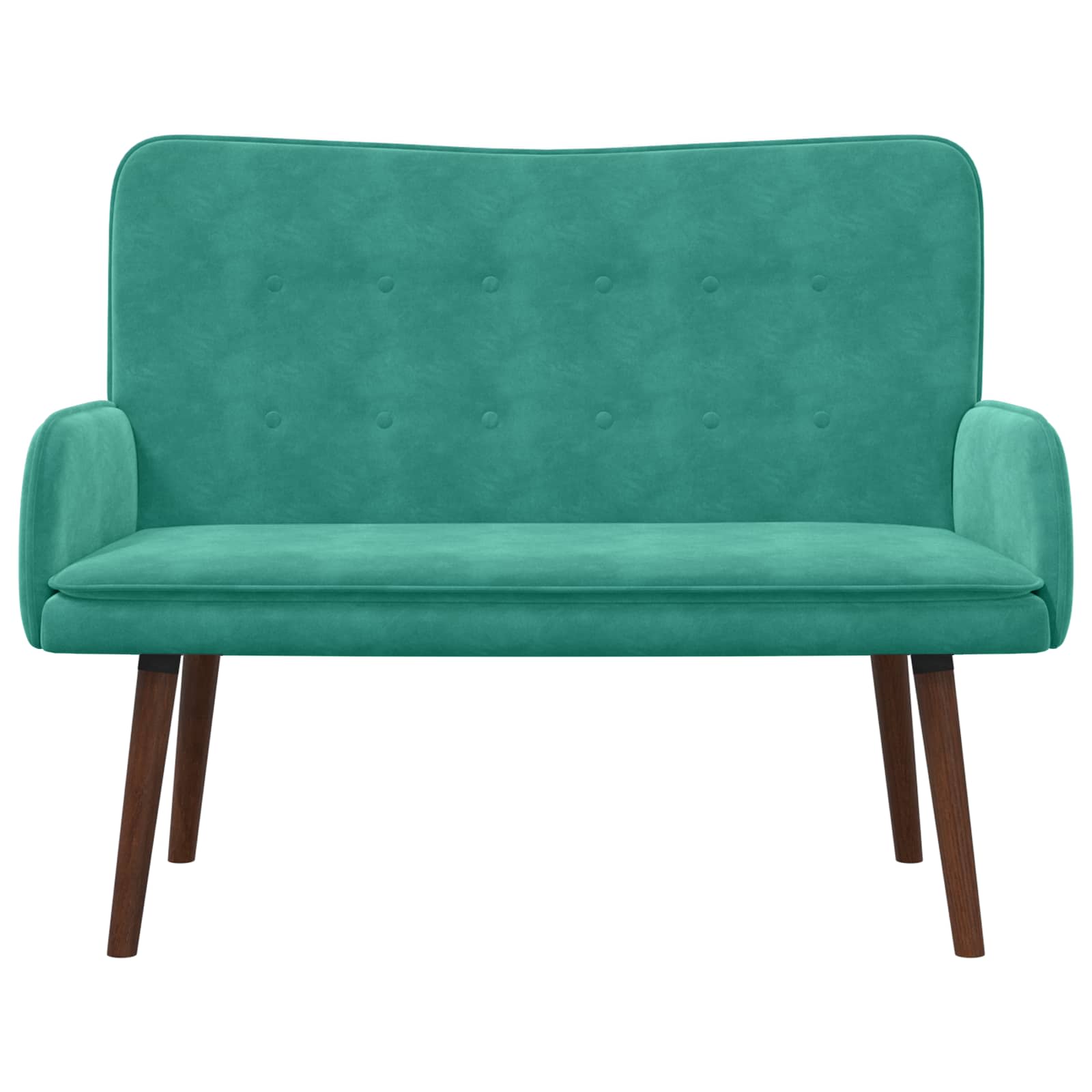 2-Zits Sofa Turquoise 115 x 61 x 87 cm fluweel