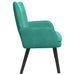 2-Zits Sofa Turquoise 115 x 61 x 87 cm fluweel