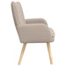 2-Zits Sofa Lichtgrijs 115 x 61 x 87 cm Bouclé