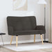 2-Zits Sofa Donkergrijs 115 x 61 x 87 cm Bouclé