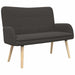 2-Zits Sofa Donkergrijs 115 x 61 x 87 cm Bouclé