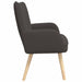 2-Zits Sofa Donkergrijs 115 x 61 x 87 cm Bouclé