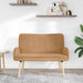 2-Zits Sofa Beige 115 x 61 x 87 cm Bouclé