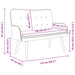 2-Zits Sofa Beige 115 x 61 x 87 cm Bouclé
