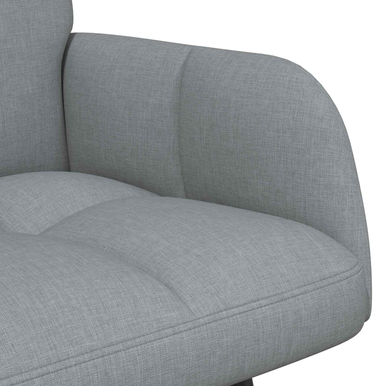 2-Zits Sofa Lichtgrijs 115 x 61 x 87 cm Stof