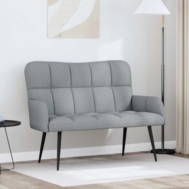 2-Zits Sofa Lichtgrijs 115 x 61 x 87 cm Stof