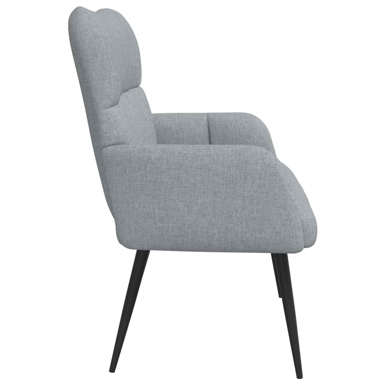 2-Zits Sofa Lichtgrijs 115 x 61 x 87 cm Stof