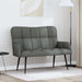 2-Zits Sofa Donkergrijs 115 x 61 x 87 cm Stof