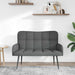 2-Zits Sofa Donkergrijs 115 x 61 x 87 cm Stof