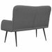 2-Zits Sofa Donkergrijs 115 x 61 x 87 cm Stof