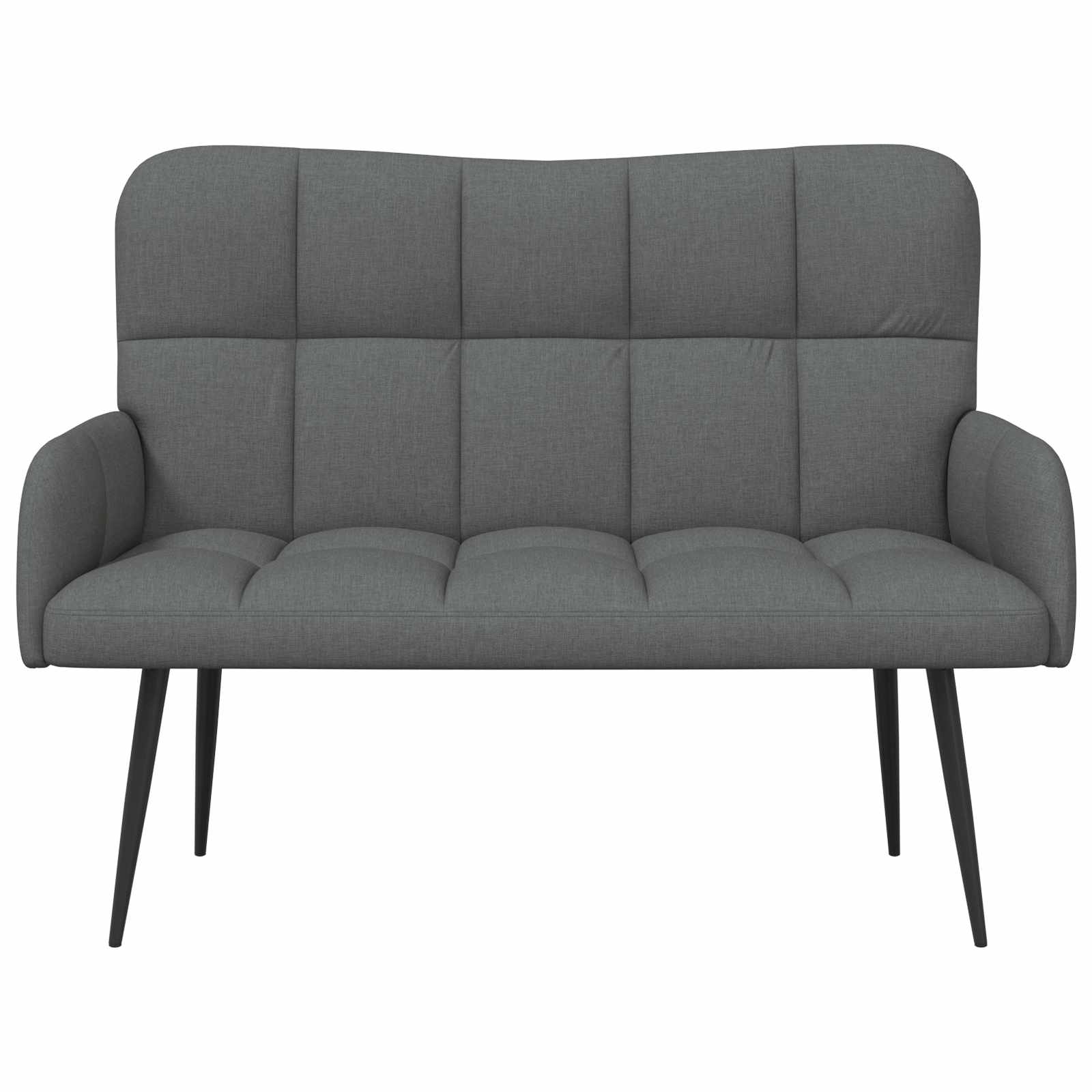 2-Zits Sofa Donkergrijs 115 x 61 x 87 cm Stof