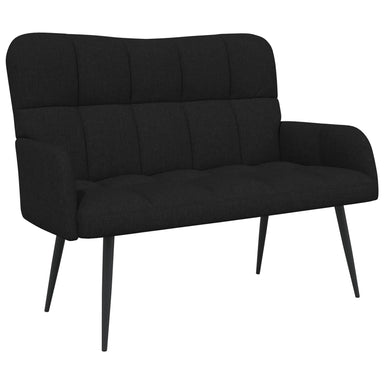 2-Zits Sofa Zwart 115 x 61 x 87 cm Stof