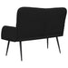 2-Zits Sofa Zwart 115 x 61 x 87 cm Stof
