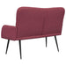 2-Zits Sofa Wijnrood 115 x 61 x 87 cm Stof