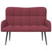 2-Zits Sofa Wijnrood 115 x 61 x 87 cm Stof