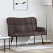 2-Zits Sofa Donkerbruin 115 x 61 x 87 cm Stof