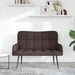 2-Zits Sofa Donkerbruin 115 x 61 x 87 cm Stof