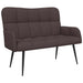 2-Zits Sofa Donkerbruin 115 x 61 x 87 cm Stof