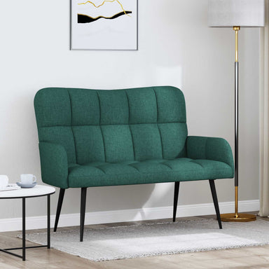 2-Zits Sofa Donkergroen 115 x 61 x 87 cm Stof